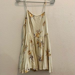 Yellow Floral Romper